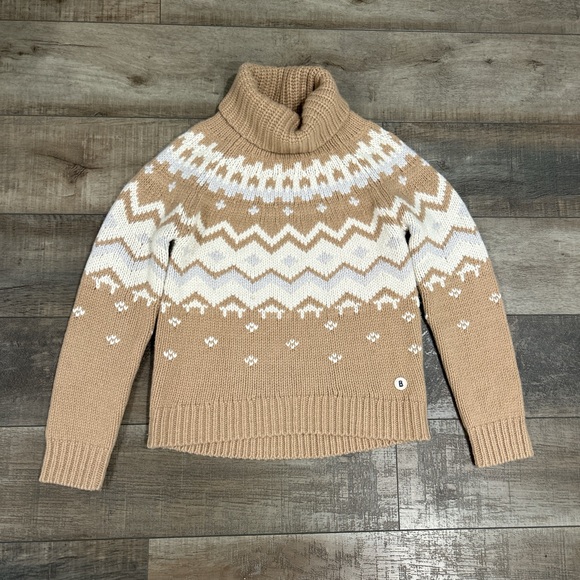 Bogner Sophi fair isle cashmere turtleneck ski sweater - Picture 5 of 11